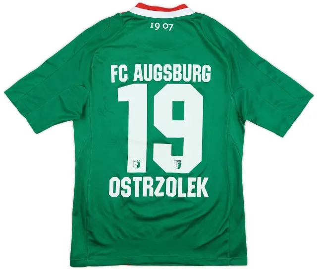 Jako 2013-14 FC Augsburg Away Shirt Ostrzolek #19 - 7/10 - (XS)