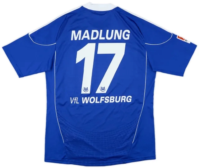 adidas 2010-11 Wolfsburg Third Shirt Madlung #17 - 7/10 - (XL)