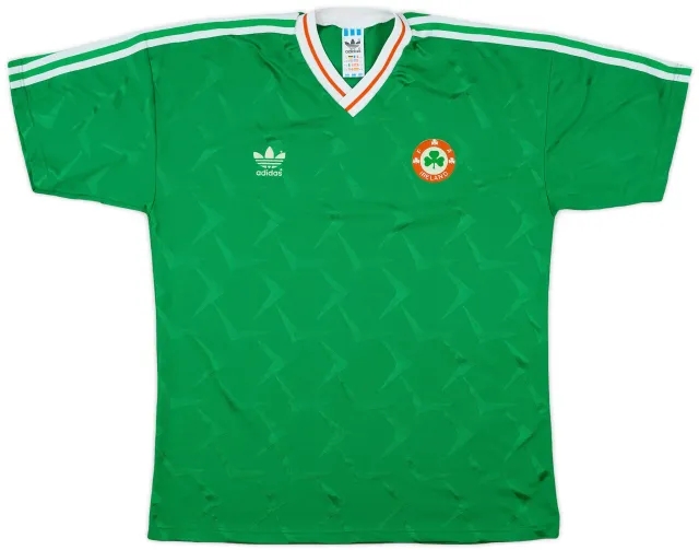 adidas 1990-92 Ireland Home Shirt - 9/10 - (L)