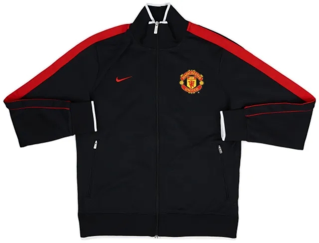 2011-12 Manchester United Nike N98 Track Jacket - 8/10 - (L)
