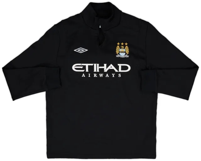 2010-11 Manchester City Umbro 1/4 Zip Drill Top - 5/10 - (L)