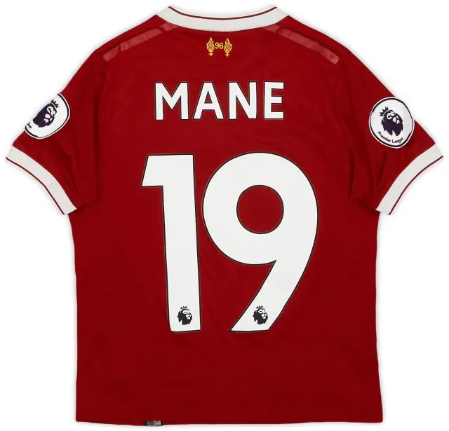 NewBalance 2017-18 Liverpool 125 Years Home Shirt Mane #19 - 5/10 - (S.Boys)