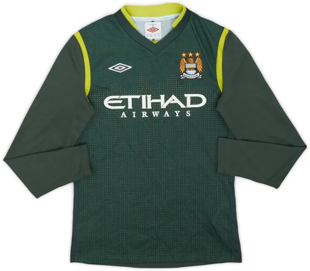 Umbro 2011-12 Manchester City GK Shirt - 9/10 - (M.Boys)
