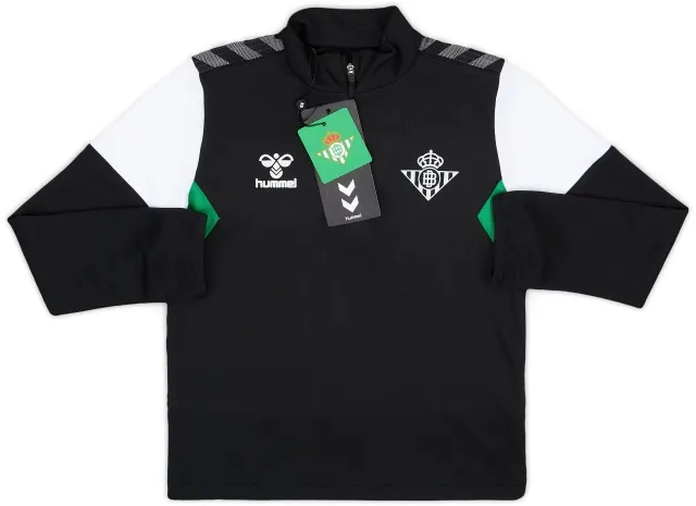 2023-24 Real Betis Hummel 1/4 Zip Training Top (6 Years)