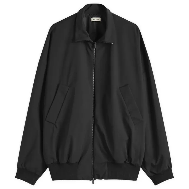 Fear Of God Men's High Neck Technical Track Jacket Black