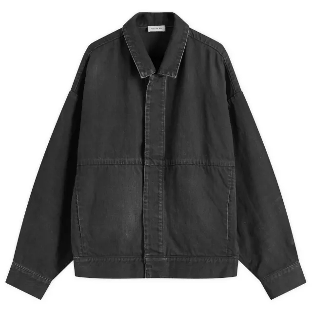 Fear Of God Men's Denim Trucker Jacket Black