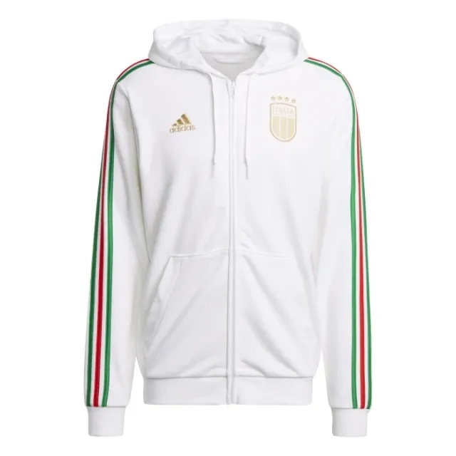 adidas - Italy DNA Hoodie White Official 2024