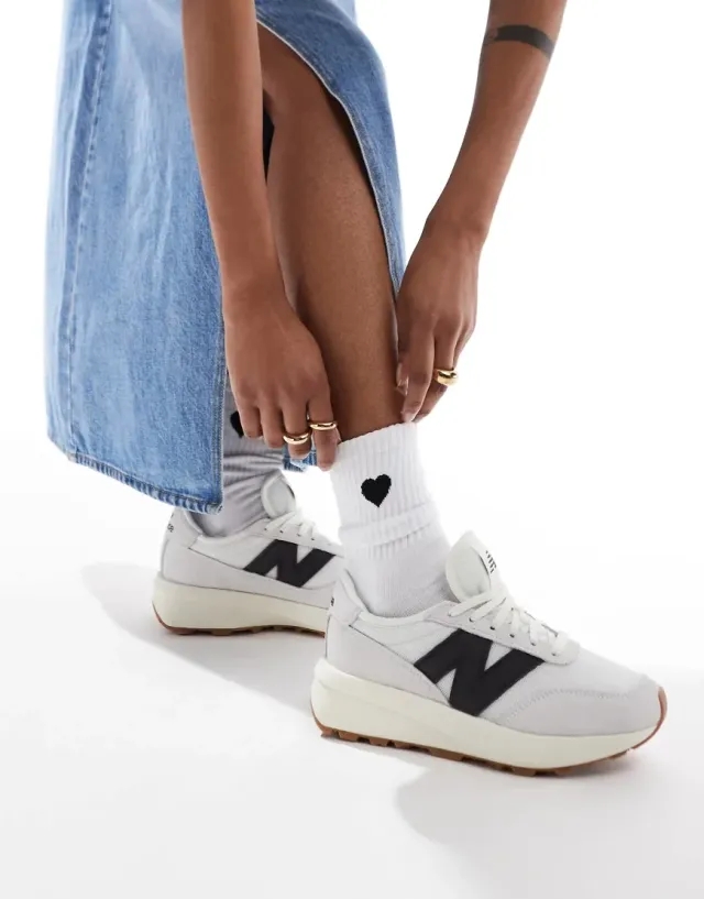 New Balance 370 Men Shoes - White