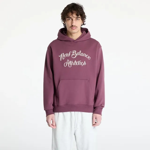 Sweatshirt New Balance Athletics Relaxed League Hoodie Violet Xxl
