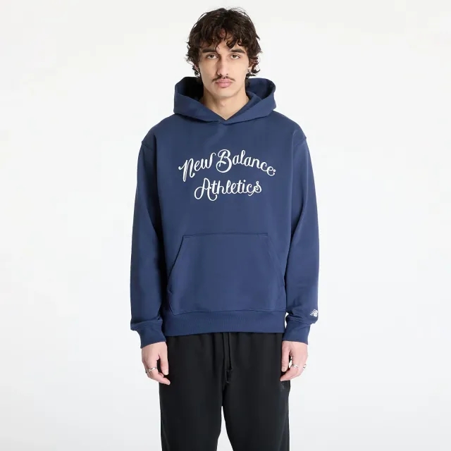 Sweatshirt New Balance Athletics Relaxed League Hoodie Blue Xxl