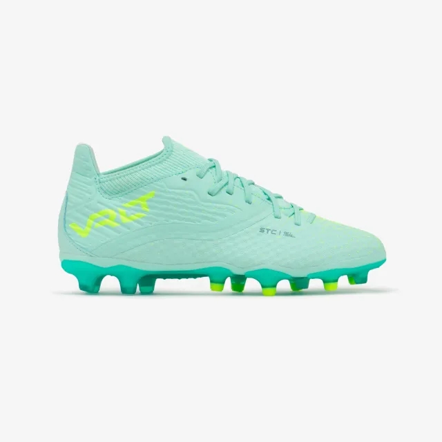 Kipsta Kids' Lace-Up Football Boots Viralto Iii Fg - Green