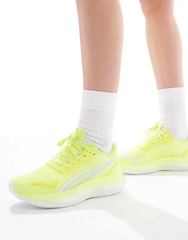 PUMA Velocity Nitro™ 3 Running Shoes Women, Yellow Alert/White