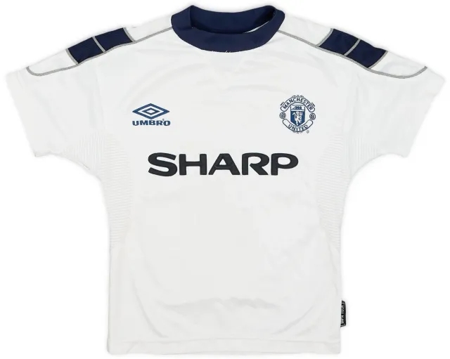 Umbro 1999-00 Manchester United Third Shirt - 8/10 - (S.Boys)