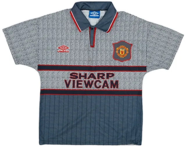 Umbro 1995-96 Manchester United Away Shirt - 9/10 - (Y)