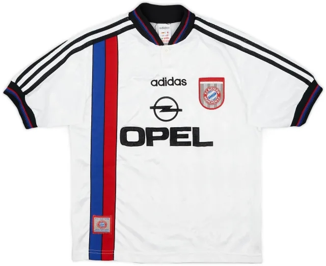 adidas 1996-98 Bayern Munich Away Shirt - 9/10 - (Y)