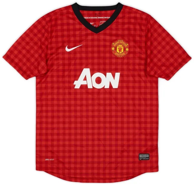 Nike 2012-13 Manchester United Home Shirt - 8/10 - (L.Boys)