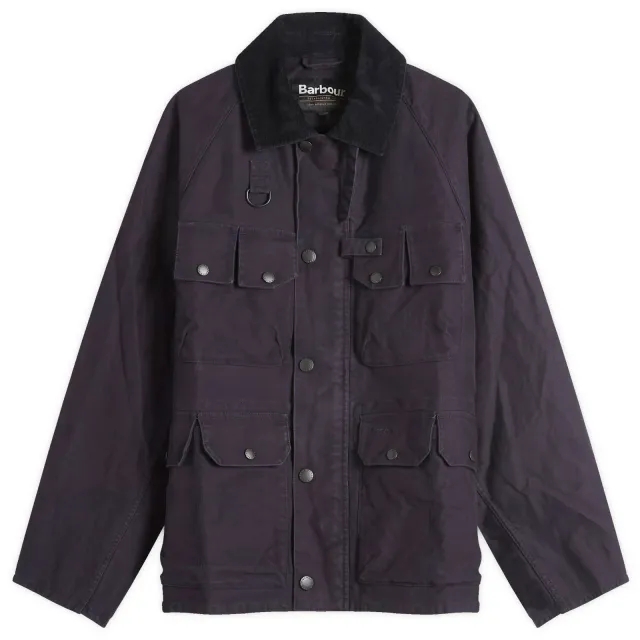 Barbour Men's Heritage+ Modified Dryfly Casual Jacket Navy