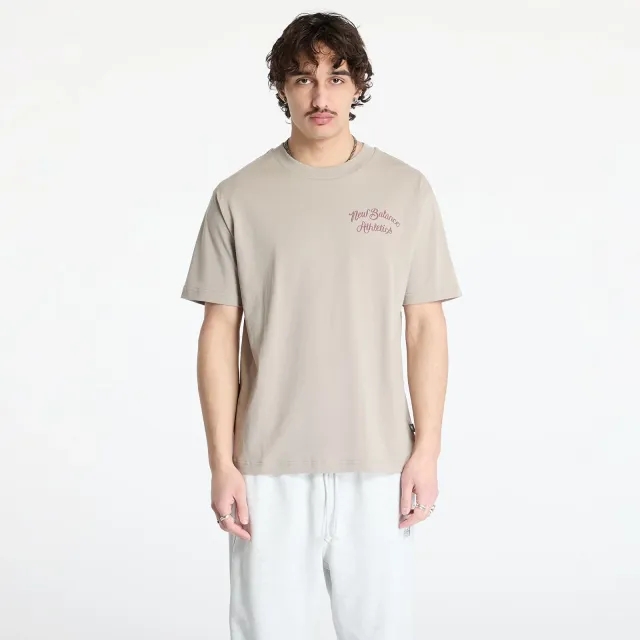 New Balance Athletics League T-Shirt, Brown