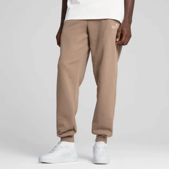 PUMA Essentials No. 1 Logo Sweatpants Men, Totally Taupe