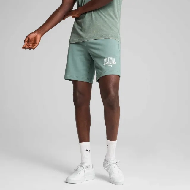 PUMA Class 8 Shorts Men, Green Moon