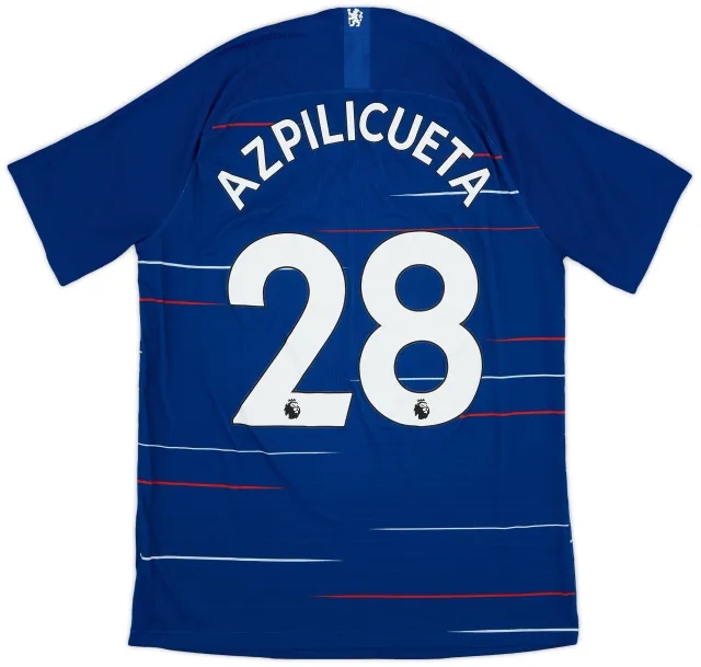 Nike 2018-19 Chelsea Authentic Home Shirt Azpilicueta #28 - 9/10 - (L)