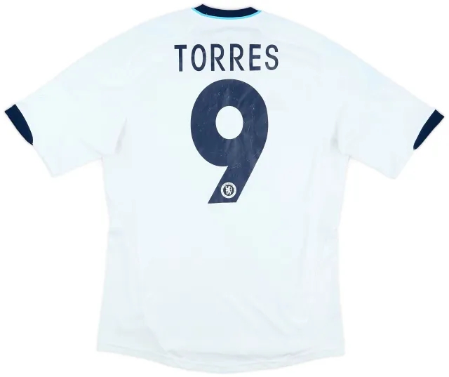 adidas 2012-13 Chelsea Away Shirt Torres #9 - 4/10 - (M)