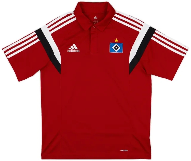 2014-15 Hamburg adidas Polo Shirt - 9/10 - (M)