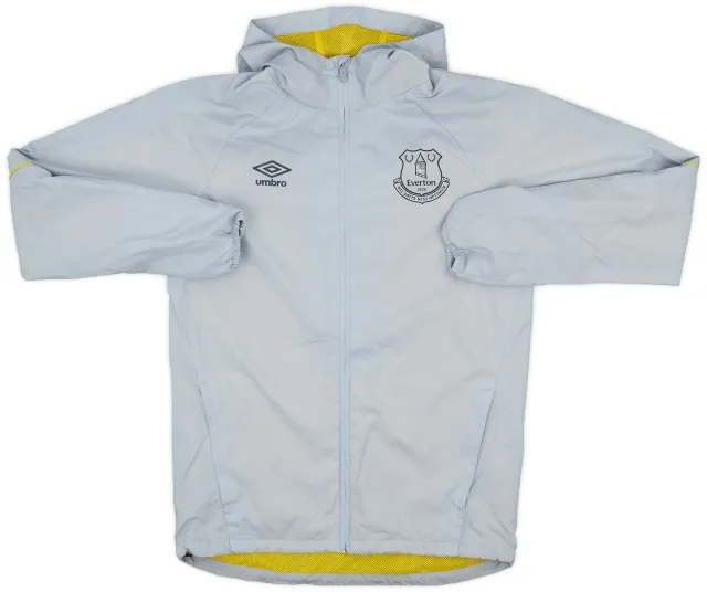 2017-18 Everton Umbro Hooded Rain Jacket - 6/10 - (S)