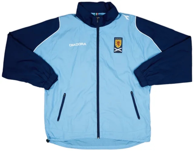 2008-10 Scotland Diadora Hooded Rain Jacket - 7/10 - (XL)