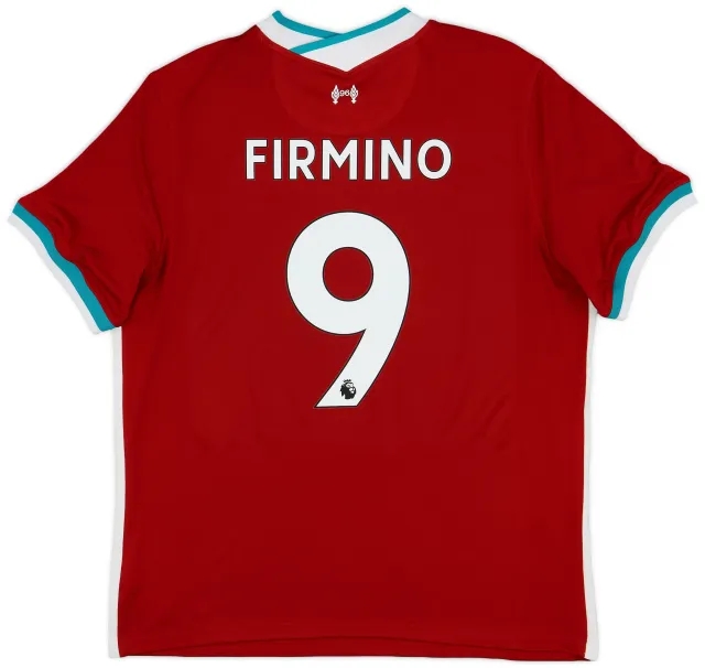 Nike 2020-21 Liverpool Home Shirt Firmino #9 - 8/10 - (XL)