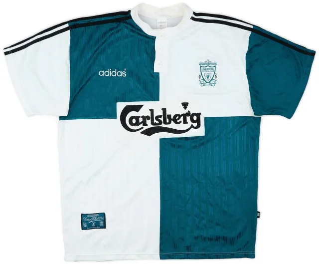 adidas 1995-96 Liverpool Away Shirt - 6/10 - (XXL)