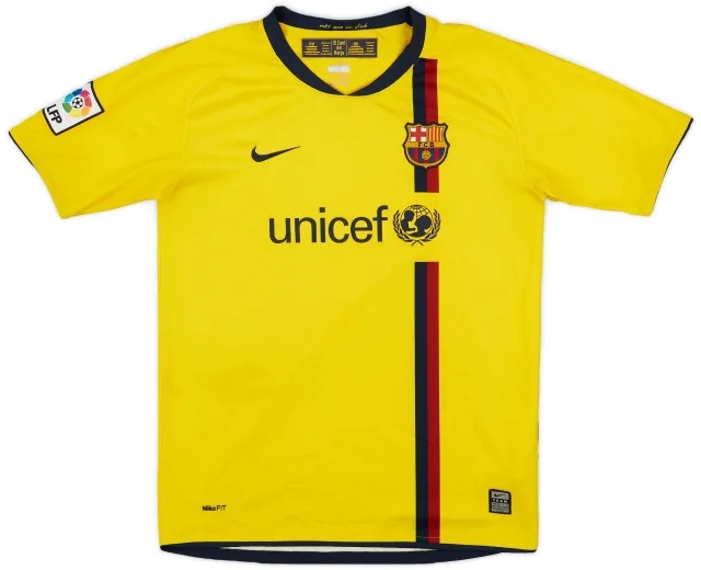 Nike 2008-10 Barcelona Away Shirt - 8/10 - (XL.Boys)