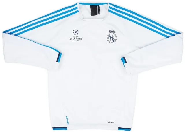 2015-16 Real Madrid adidas CL Sweat Top - 7/10 - (S)