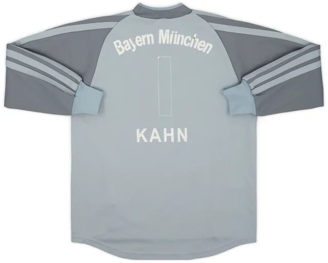 adidas 2002-03 Bayern Munich GK Shirt Kahn #1 - 4/10 - (XL.Boys)