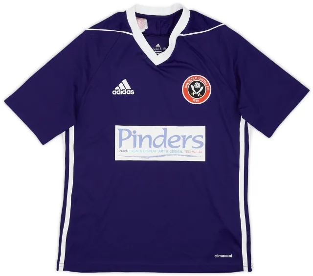 adidas 2017-18 Sheffield United Away Shirt #4 - 8/10 - (L.Boys)