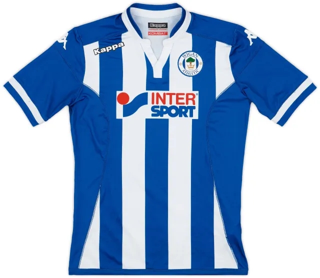 Kappa 2015-16 Wigan Home Shirt - 7/10 - (L.Boys)