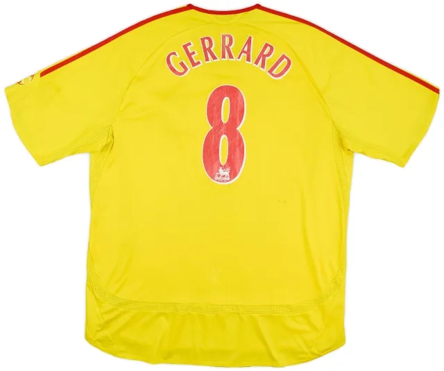 adidas 2006-07 Liverpool Away Shirt Gerrard #8 - 6/10 - (XL)