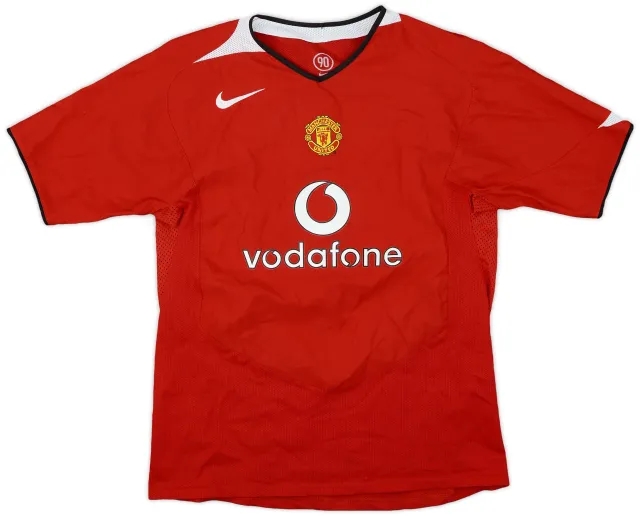 Nike 2004-06 Manchester United Home Shirt Keane #16 - 7/10 - (M)