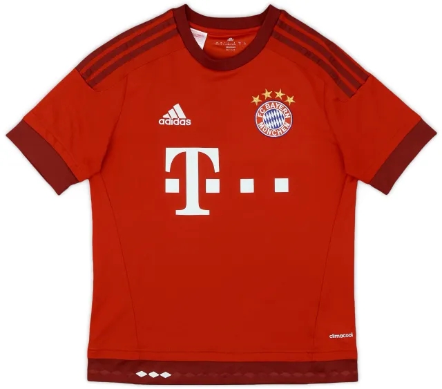 adidas 2015-16 Bayern Munich Home Shirt - 8/10 - (L.Boys)