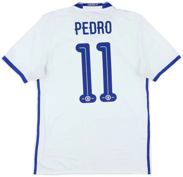 adidas 2016-17 Chelsea Third Shirt Pedro #11 - 5/10 - (M)