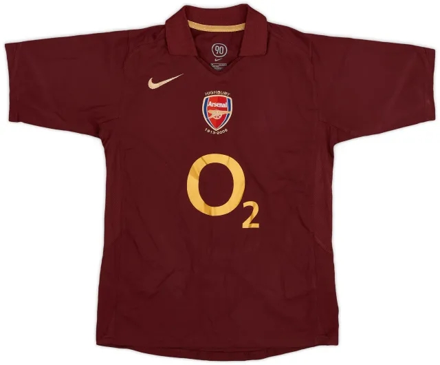Nike 2005-06 Arsenal Home Shirt - 8/10 - (M.Boys)