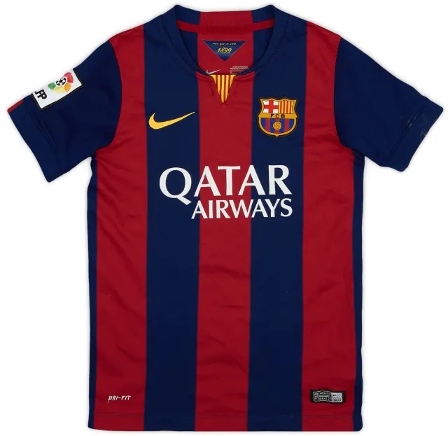 Nike 2014-15 Barcelona Home Shirt - 7/10 - (S.Boys)