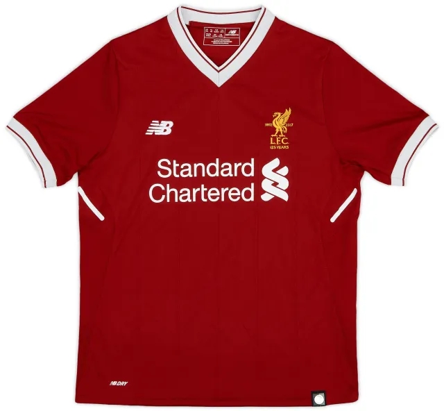 NewBalance 2017-18 Liverpool 125 Years Home Shirt - 8/10 - (L.Boys)