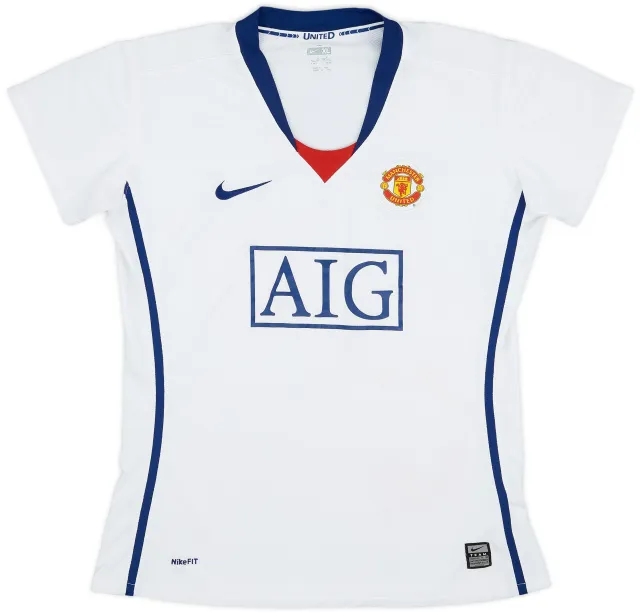 Nike 2008-10 Manchester United Away Shirt - 8/10 - (Women's XL)
