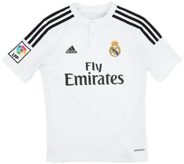 adidas 2014-15 Real Madrid Home Shirt - 6/10 - (7-8 Years)