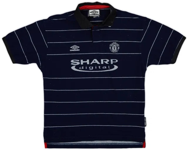 Umbro 1999-00 Manchester United Away Shirt - 8/10 - (M.Boys)