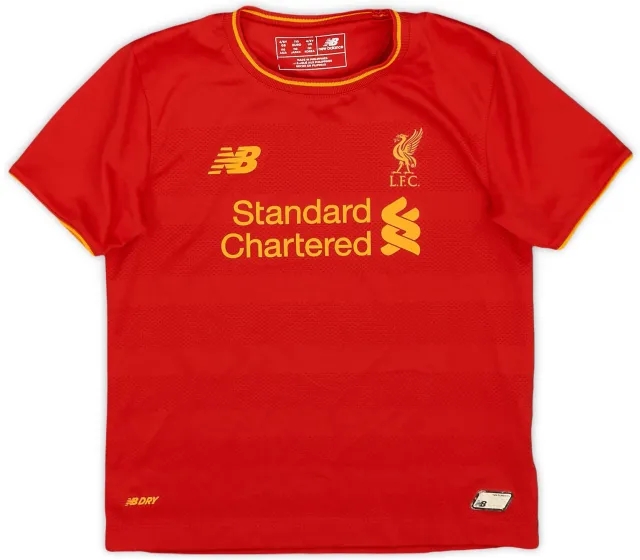 NewBalance 2016-17 Liverpool Home Shirt - 9/10 - (4-5 Years)