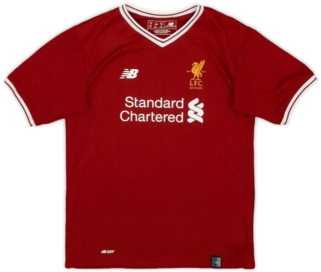 NewBalance 2017-18 Liverpool 125 Years Home Shirt - 8/10 - (6-7 Years)