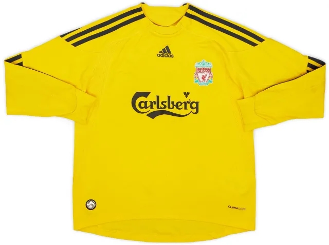 adidas 2009-10 Liverpool GK Shirt - 8/10 - (S.Boys)