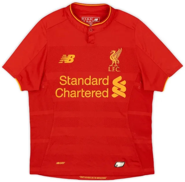 NewBalance 2016-17 Liverpool Home Shirt - 7/10 - (S.Boys)